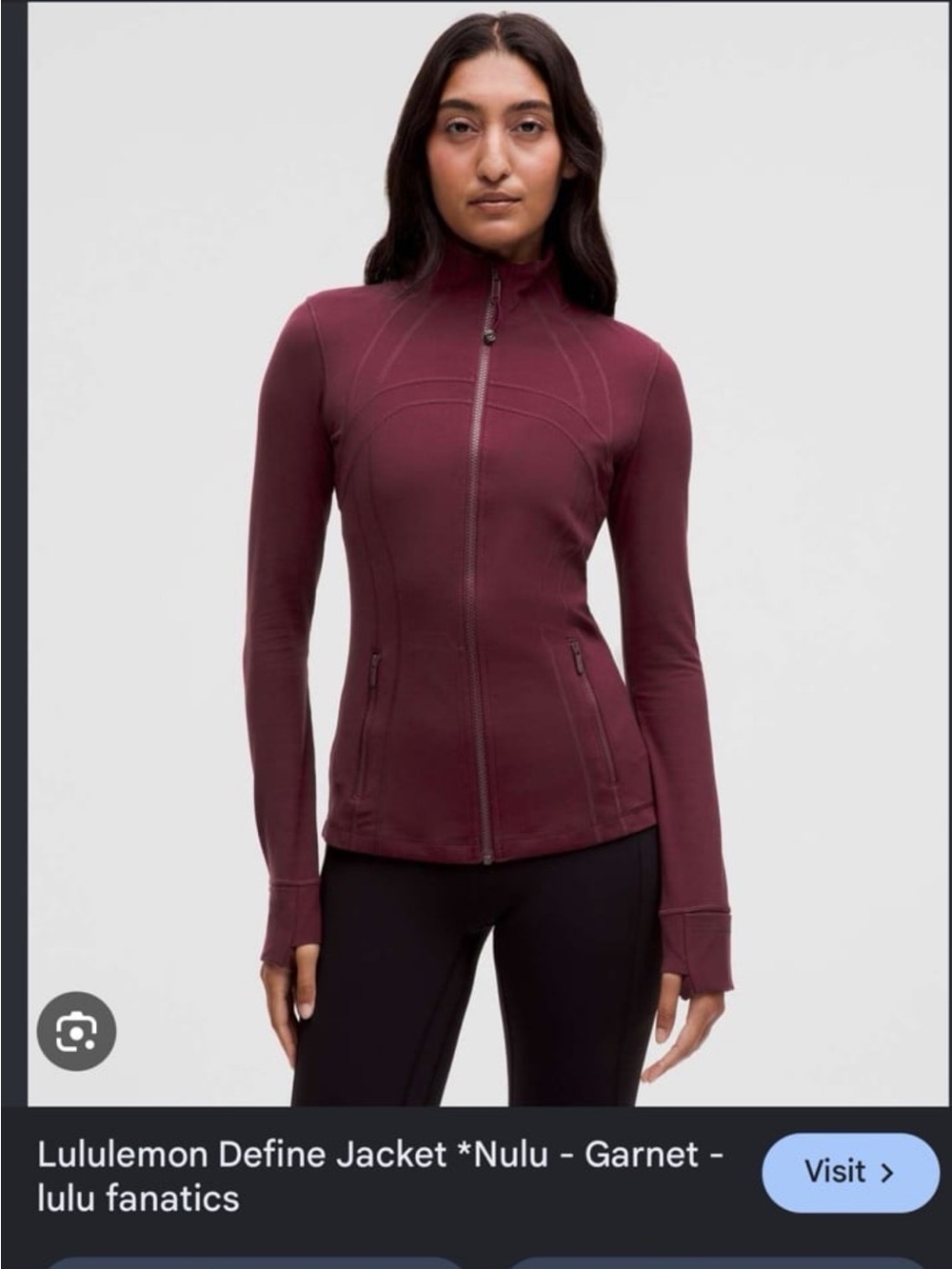 lululemon athletica Define Jacket Nulu in Garnet 8
